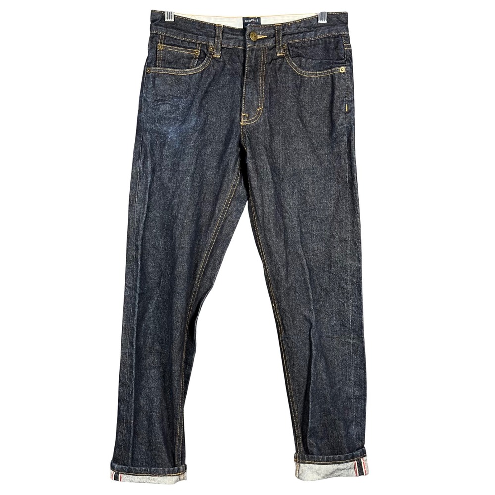 Goodale Selvedge Red Line Denim Jeans Mens 30 Indigo Raw Straight Leg NYC Design